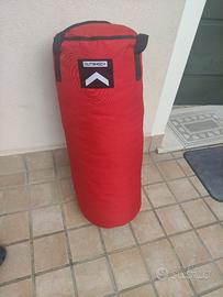 Sacco boxe 100 - 14Kg rosso + Guanti bambino