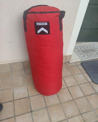 Sacco boxe 100 - 14Kg rosso + Guanti bambino