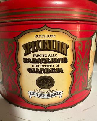 3 scatole in latta vintage