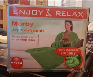 coperta divano con maniche 