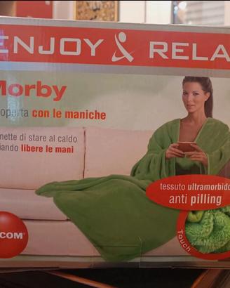 coperta divano con maniche 