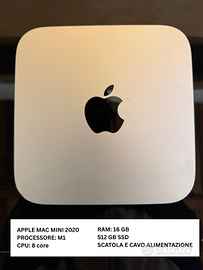 Apple Mac mini M1 (2020) – 16GB RAM / 512GB SSD