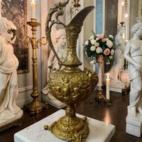 Grandioso Ewer, brocca rinascimentale "cervisia"