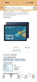 Tablet Samsung MAI usato