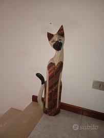 Gatto in legno 