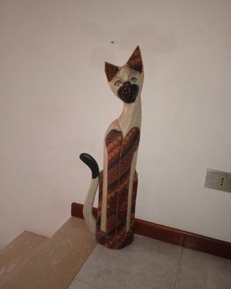 Gatto in legno 