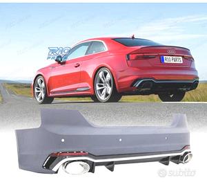 PARAURTI POSTERIORE PER AUDI A5 16- LOOK RS5