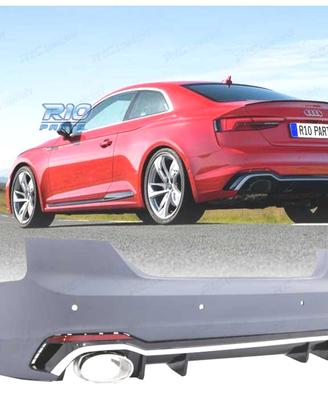 PARAURTI POSTERIORE PER AUDI A5 16- LOOK RS5