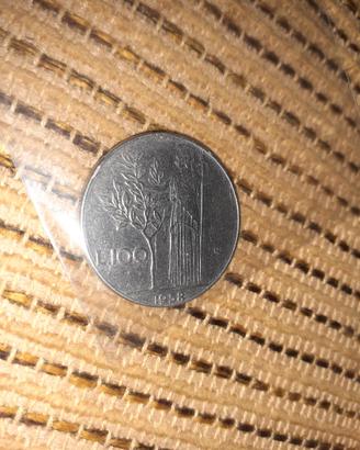 100 lire Minerva 1958