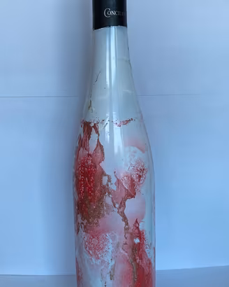 Bottiglie di vino decorate a mano – pezzi unici