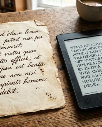 Trascrizione digitale testi, libri, scritti a mano