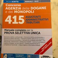 Libro concorso Agenzia delle Dogane e dei Monopoli