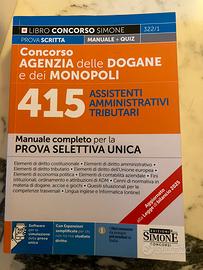 Libro concorso Agenzia delle Dogane e dei Monopoli