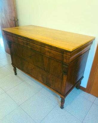 Comò Cassettone Luigi XVI + pregiato marmo reale