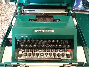 macchina da scrivere olivetti studio 45