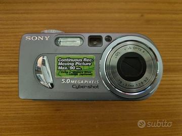 Sony DSC-P10 5MP + 3 batterie e caricatori