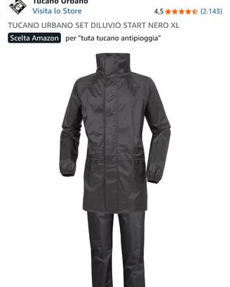tucano tuta antipioggia