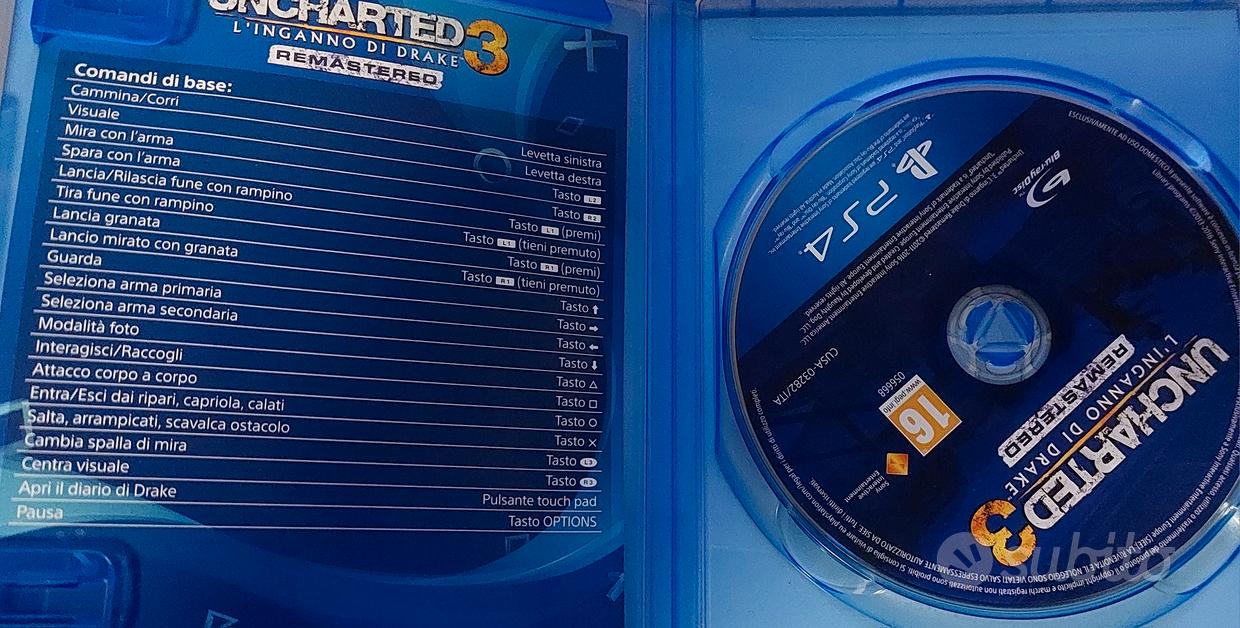 Uncharted remastered ps4 - Vendita in Console e videogiochi 