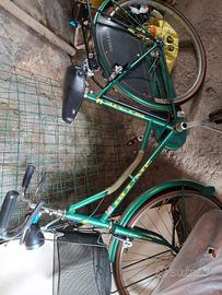 Bici donna con cestino.