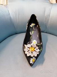 Tacchi D&G  fiori donna n 38,5