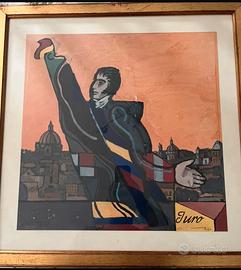 Ortega jose litografia quadro