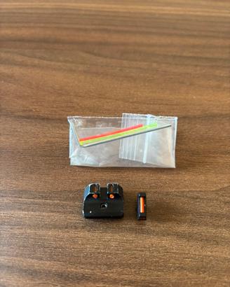 Tacche di Mira Fibra Ottica Glock / Softair