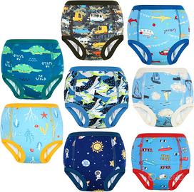 Mutandine spannolinamento bimbo/a 3 anni 8 pezzi