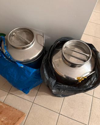 Fusto in acciaio inox