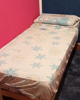 letto singolo+rete motorizzata