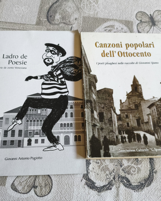 LOTTO 2 LIBRI POESIE DIALETTALI
