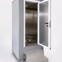WC mobile / bagno chimico in acciaio inox