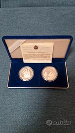 5000 e 10000 Lire Argento 1995 Amerigo Vespucci