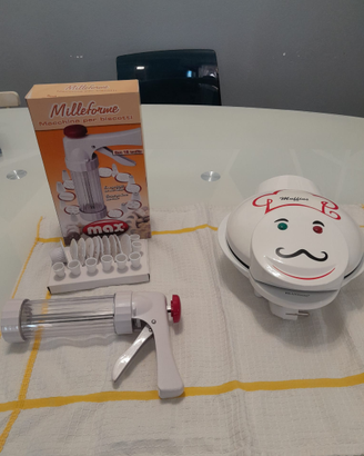 Piastra muffins Brandani e macchina per biscotti