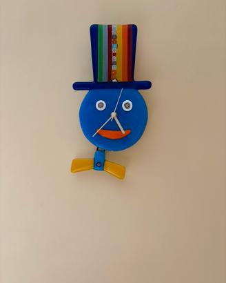 Orologio a pendolo in vetro funzionante