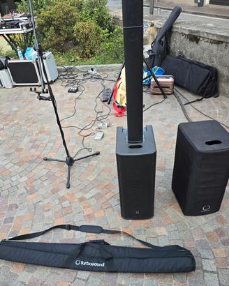 Sistema audio colonnaTurbosound ip1000 con cover 