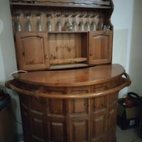 Mobile bar in legno