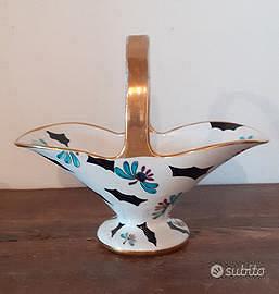 Cestino Deruta anni 40