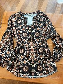 Blusa Oltre fantasia etcnica : NUOVA.