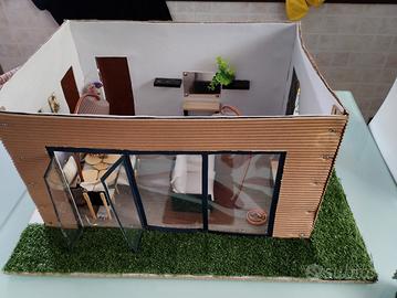 Modellino tridimensionale del soggiorno