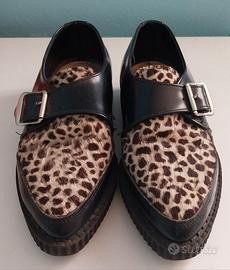 scarpe  vintage creeper rockabilly 