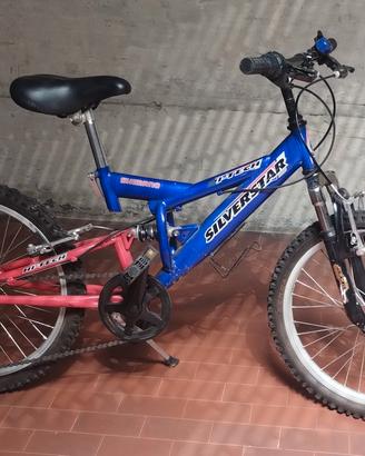 Bicicletta Mountain bike 20" Silver Star