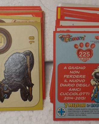 Lotto 60 Figurine Amici Cucciolotti 2014
