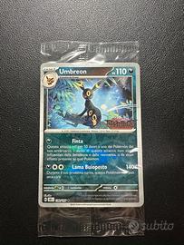 Umbreon sealed holo stamped ossidiana infuocata
