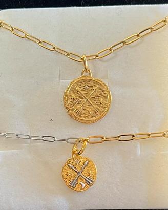 Collana e bracciale con charms