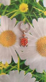 Portachiavi a forma di Tartaruga portafortuna