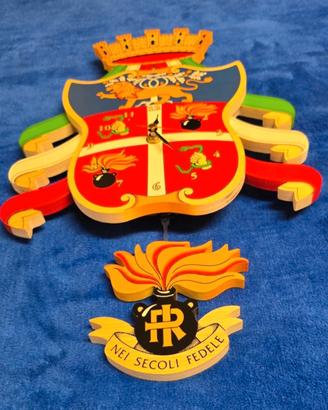 🇮🇹 Orologio da parete Stemma Araldico Carabinier
