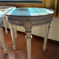 Tavolo con due sedie in verro legno msssello