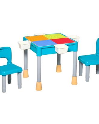 Tavolo Contenitore con 2 Sedie bambino