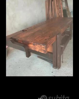 tavolo ex banco falegname 