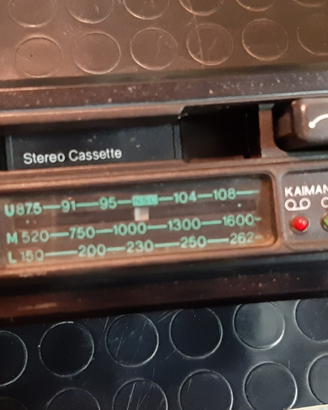 Autoradio Autovox Kaimano anni '70 vintage epoca